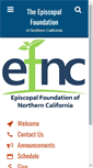 Mobile Screenshot of norcalepiscopalfoundation.org